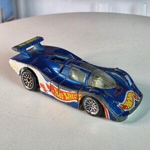 Vintage Hot Wheels Chevy Sol-Aire CX4 Race Car Blue 1998 Loose